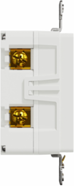 X Series 20A 125V GFCI Duplex Outlet, Tamper Resistant, White, 1 Gang