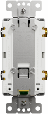 X Series 15A 125V Lighted Duplex Receptacle, Flush Mount, Tamper Resistant