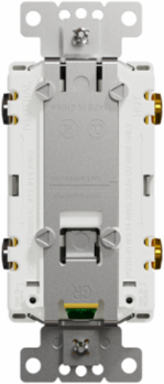 X Series 15A 125V Tamper Resistant Duplex Receptacle, White, 1 Gang, Light Indicator