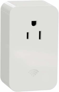 X Series 15A 125V WiFi Energy Monitoring Receptacle, Matte White, Tamper Resistant