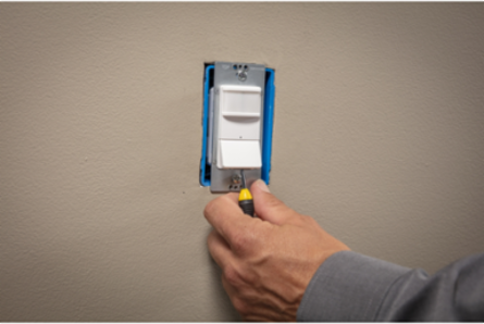 X Series 15A PIR Occupancy Sensor Switch, 180  Field-of-View, Flush Mount
