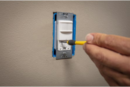 X Series 15A PIR Occupancy Sensor Switch, 180  Field-of-View, Flush Mount
