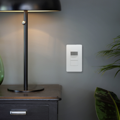 X Series 15A PIR Occupancy Sensor Switch, 180  Field-of-View, Flush Mount