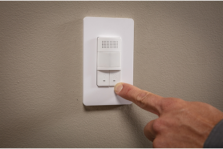 X Series 15A 500W Occupancy/Humidity Sensor, 120V, 180 Field-of-View