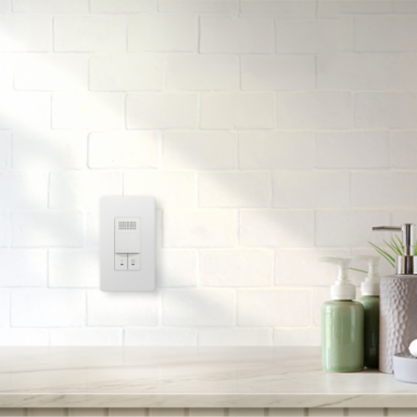 X Series 15A 500W Occupancy/Humidity Sensor, 120V, 180 Field-of-View