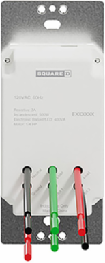 X Series 15A 500W Occupancy/Humidity Sensor, 120V, 180° Field-of-View