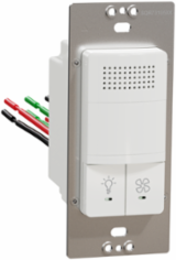 X Series 15A 500W Occupancy/Humidity Sensor, 120V, 180° Field-of-View