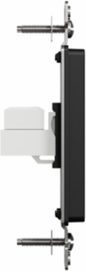 X Series RJ45 Data Jack Decorator Strap 37mm x 103mm, Black, ETL Certified