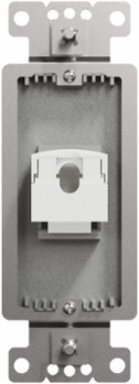 X Series Category 6 RJ45 Data Jack Decorator Strap, 37 mm Wide, ETL Certified