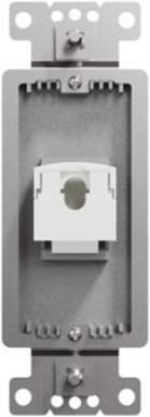 X Series Category 6 RJ45 Data Jack Decorator Strap, 37 mm Wide, ETL Certified