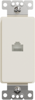 X Series Category 6 RJ45 Data Jack Decorator Strap 37mm Width, Light Almond