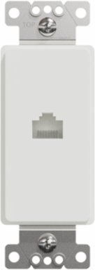 X Series Category 6 RJ45 Data Jack Strap, 37 mm Wide, ETL Verified