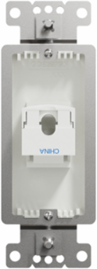 X Series Category 6 RJ45 Data Jack Strap, 37 mm Wide, ETL Verified