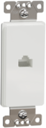 X Series Category 6 RJ45 Data Jack Strap, 37 mm Wide, ETL Verified