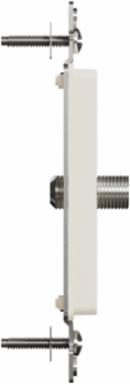 X Series CATV F Coupler Decorator Strap 37 mm Wide, Light Almond, ETL Certified