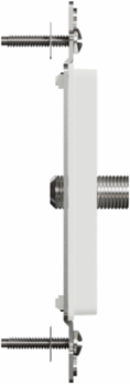 X Series TV Coupler Decorator Strap White, 37 mm Wide, 103 mm High