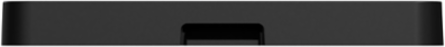 X Series 1 Gang Screwless Wall Plate Black 7 mm Depth, 120 mm Height