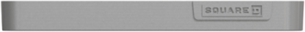 X Series 1 Gang Screwless Wall Plate Matte Gray 70mm x 120mm Plastic