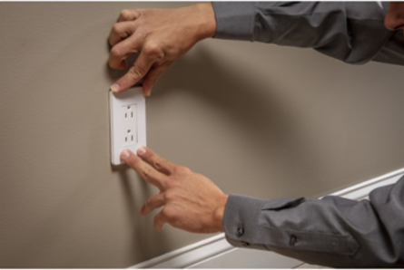 X Series 1 Gang Screwless Wall Plate Matte Gray 70mm x 120mm Plastic