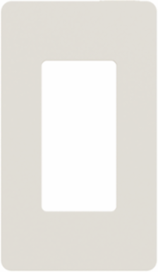 X Series 1 Gang Screwless Wall Plate, Light Almond, 70 mm x 120 mm x 7 mm