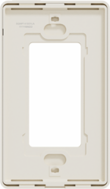 X Series 1 Gang Screwless Wall Plate, Light Almond, 70 mm x 120 mm x 7 mm