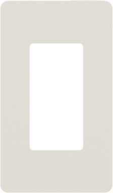 X Series 1 Gang Screwless Wall Plate, Light Almond, 70 mm x 120 mm x 7 mm
