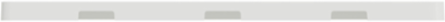 X Series 3 Gang Screwless Wall Plate, 162 mm x 120 mm, Matte White