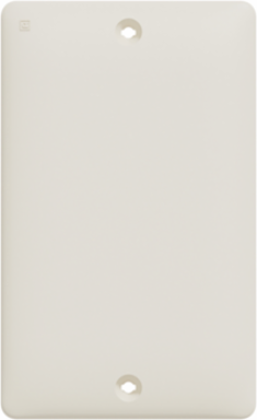 X Series 1 Gang Blank Wall Plate Polycarbonate Light Almond 70 mm x 114 mm