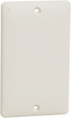 X Series 1 Gang Blank Wall Plate Polycarbonate Light Almond 70 mm x 114 mm