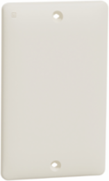 X Series 1 Gang Blank Wall Plate Polycarbonate Light Almond 70 mm x 114 mm