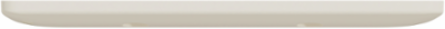 X Series 2 Gang Blank Wall Plate, 116mm Width, Light Almond