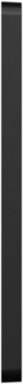 X Series 1 Gang Mid Size Plus Wall Plate Matte Black, 70 mm x 132 mm
