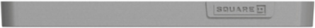 X Series Mid Size 1-Gang Wall Plate, Plastic, Grey, 132 mm Height