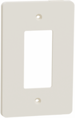 X Series Mid Size Plus Wall Plate 1 Gang Light Almond 84 mm Width