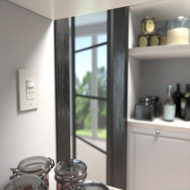 X Series Mid Plus 1-Gang Wall Plate Matte White 84 mm Width