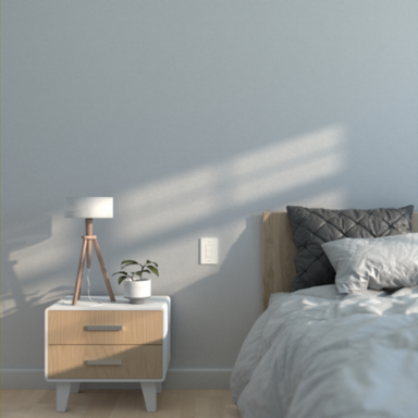 X Series Mid Plus 1-Gang Wall Plate Matte White 84 mm Width