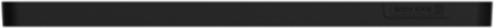 X Series 2 Gang Wall Plate Matte Black, 130 mm Width, Plastic Material