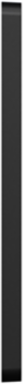 X Series 4 Gang Decorative Wall Plate Black, 70mm x 120mm, Plastic