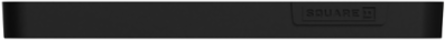 X Series 1 Gang Mid Plus Outlet Wall Plate Black 70mm x 120mm