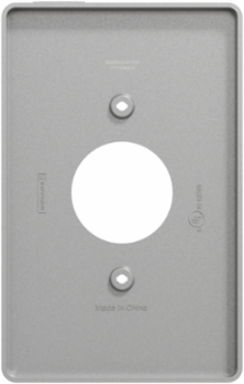 X Series Mid Size Plus Wall Plate 1 Gang 84 mm Grey Matte Finish