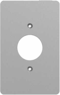 X Series Mid Size Plus Wall Plate 1 Gang 84 mm Grey Matte Finish