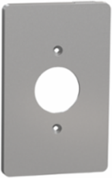 X Series Mid Size Plus Wall Plate 1 Gang 84 mm Grey Matte Finish