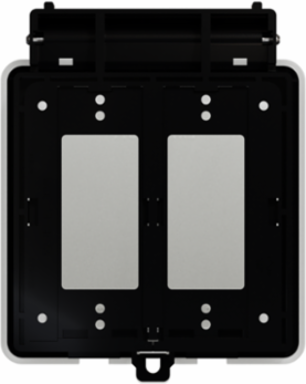 X Series 2 Gang Vertical Mount Weatherproof Cover 134 mm Width