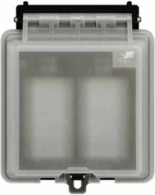 X Series 2 Gang Vertical Mount Weatherproof Cover 134 mm Width