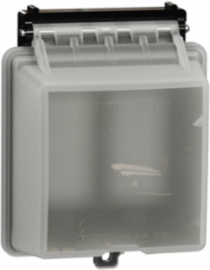 X Series 2 Gang Vertical Mount Weatherproof Cover 134 mm Width