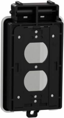 X Series 1 Gang Weatherproof Cover, Transparent, Matte Finish