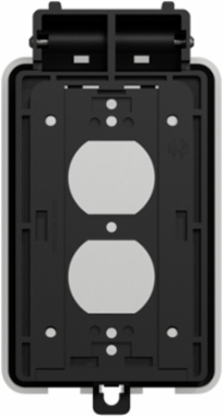 X Series 1 Gang Weatherproof Cover, Transparent, Matte Finish