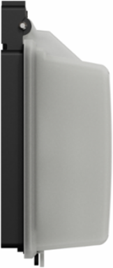 X Series Weatherproof Clear Cover, 2 Gangs, Vertical, Matt Finish