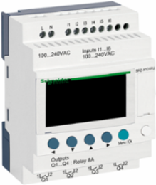Zelio Logic Compact Smart Relay, 10 IO, 100-240V AC, LCD Display