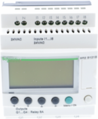 Compact Smart Relay 24V AC, 12 I/O, 4 Outputs, IP20/IP40, 0.25 kg